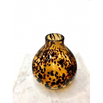 Vaas Wild Panter Cheetah - Bruin glas - 15,5x17cm 