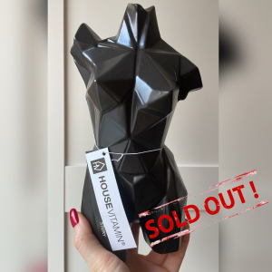 Vrouwen Torso - Geometrisch-Zwart Lichaam - 11x25cm - Housevitamin