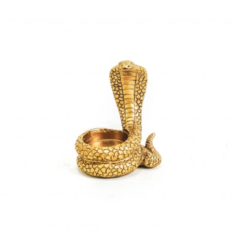 Theelichthouder - Slang - Goud - HouseVitamin