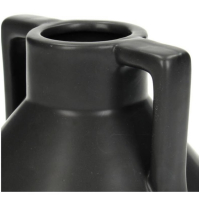 Vaas Zwart - 13x15x15cm - Aardewerk