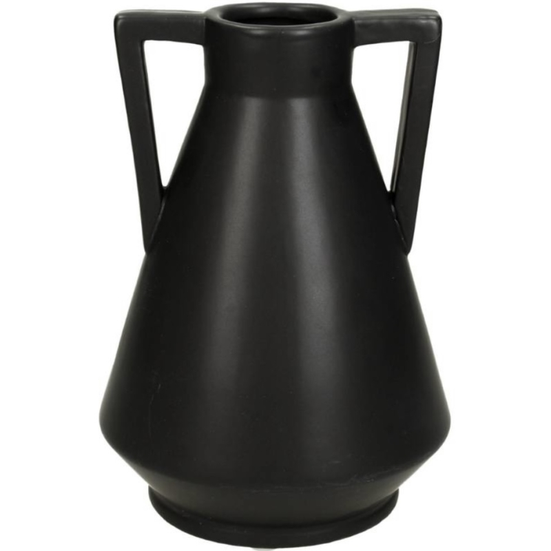 Vaas Zwart - 18x13x13cm - Aardewerk