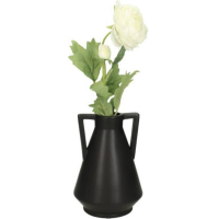 Vaas Zwart - 18x13x13cm - Aardewerk