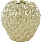 Vaasje - Aardbei Goud - 15x14.5x14.5cm