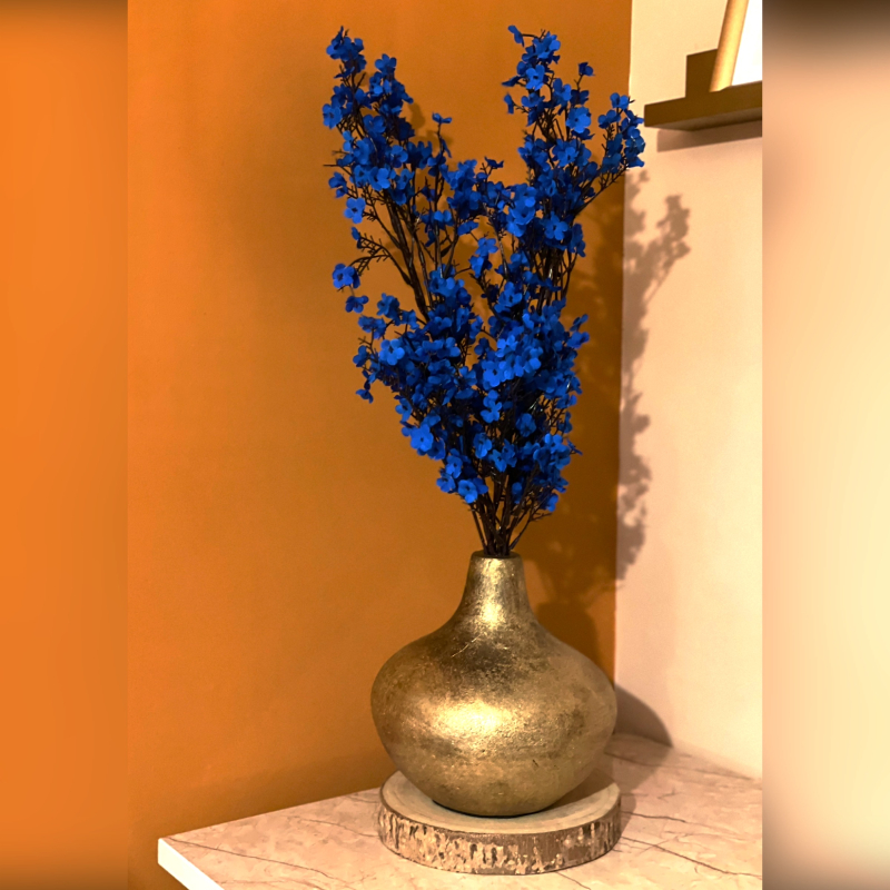 Messing/ Goud Vaas - 20x20x20cm