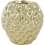 Vaasje - Aardbei Goud - 15x14.5x14.5cm