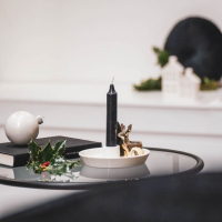 Kandelaar - Kerstboom-Rendier - 14x14x7 cm - HouseVitamin