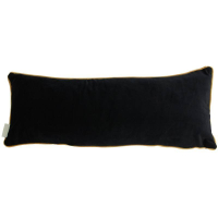 Kussen - Champagne - Zwart/ Goud - 8x30x80cm