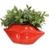 Bloempot - Planter Rode Lippen - 28x10x12.5cm - klein