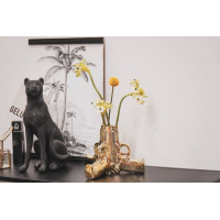 Pistool Vaasje - GOUD - 20,5x18x15cm - HouseVitamin