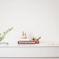 Theelichthouder - Kerstbomen - 8x8x9.5cm - HouseVitamin