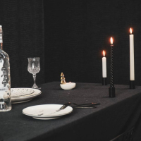 Theelichthouder - Kerstbomen - 8x8x9.5cm - HouseVitamin