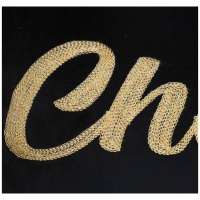 Kussen - Champagne - Zwart/ Goud - 8x30x80cm