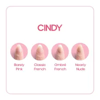 Cindy (short round) - Barely Pink