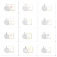 Birth Flowers - Bedels - Zilverkleurig