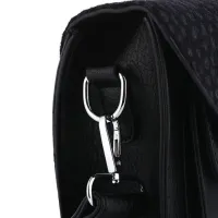 Zwart - Dierenprint schouder tas 