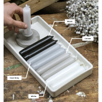 Kaars - Diner - 2.2x12cm - Kleuren - Rustik Lys