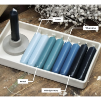 Kaars - Diner - 2.2x12cm - Kleuren - Rustik Lys