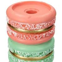Kaarsenhouder - Macaron Multi - 10x10x25cm - Kandelaar