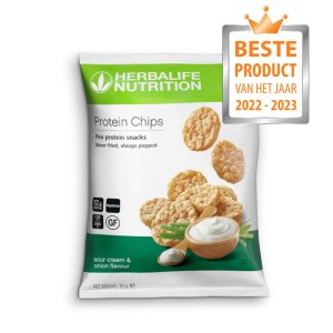 Proteïne chips - Sour Cream & Onion smaak 10 zakjes van 30 gr