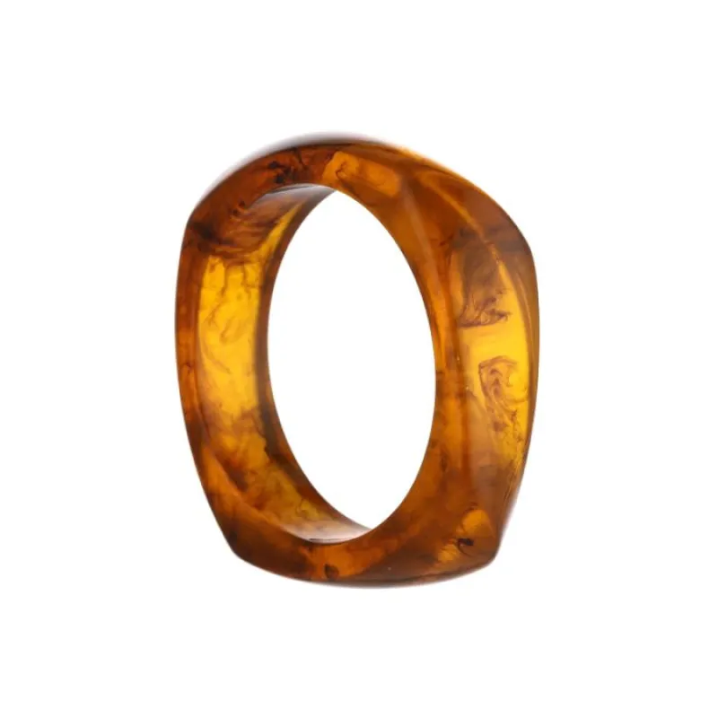 Acryl bangle - Amber - JE20420