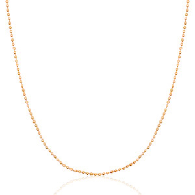 Rosé Goud - ca. 45cmx1,2mm (incl. 5cm verlengketting) 