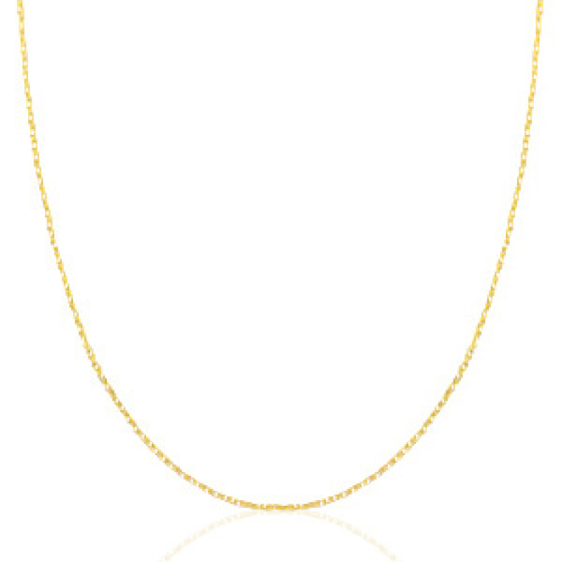 Goudkleurig - ca. 45cmx1mm (incl. 5cm verlengketting) 