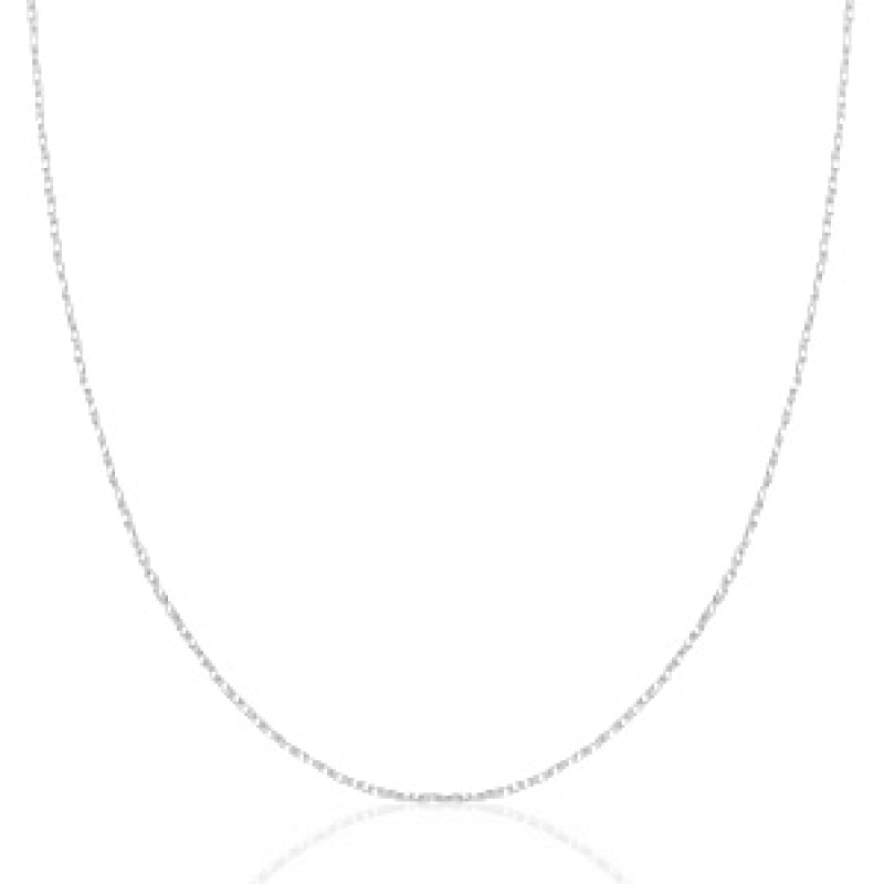 Zilverkleurig - ca. 45cmx1mm (incl. 5cm verlengketting) 