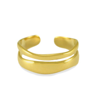 Goud - Ring - Stainless steel - (315)