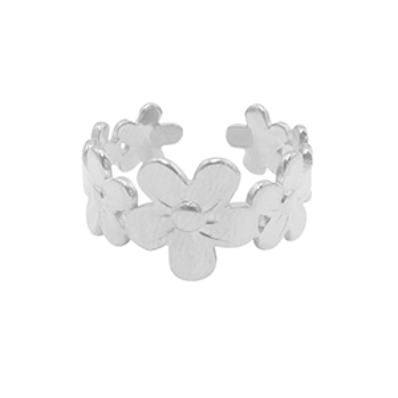 Zilver - Ring - Stainless steel - (409)