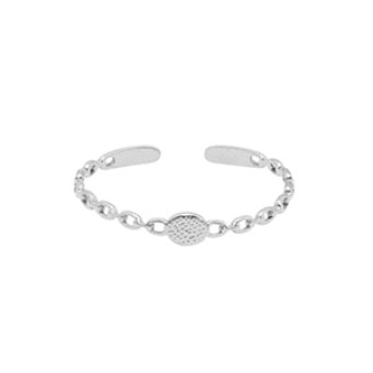 Zilver - Ring - Stainless steel - (433)