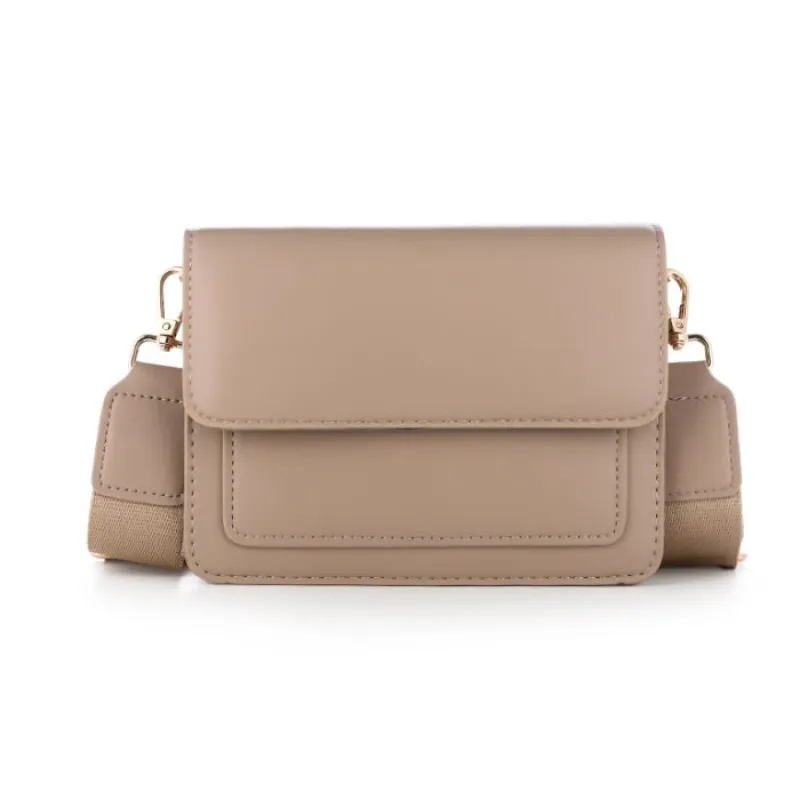 Khaki - Schouder tas 