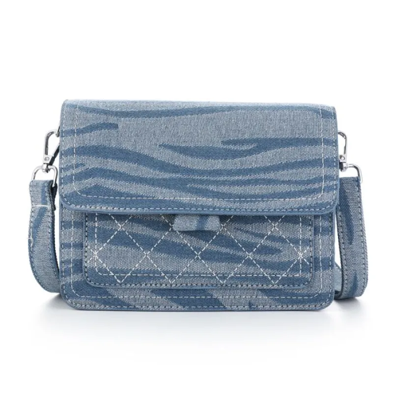 Schoudertas Jeans - Zebra