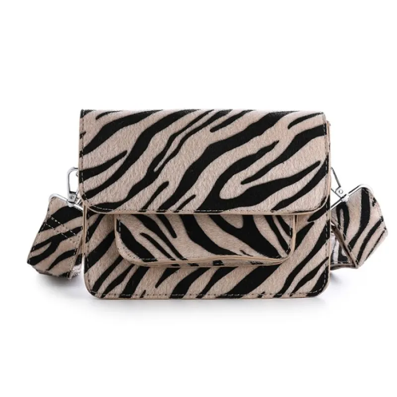 Zebra - Dierenprint schouder tas 