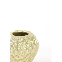 Vaasje - Aardbei Goud - 15x14.5x14.5cm