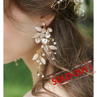 Bruiloft - Oorbellen met kristallen - OT48