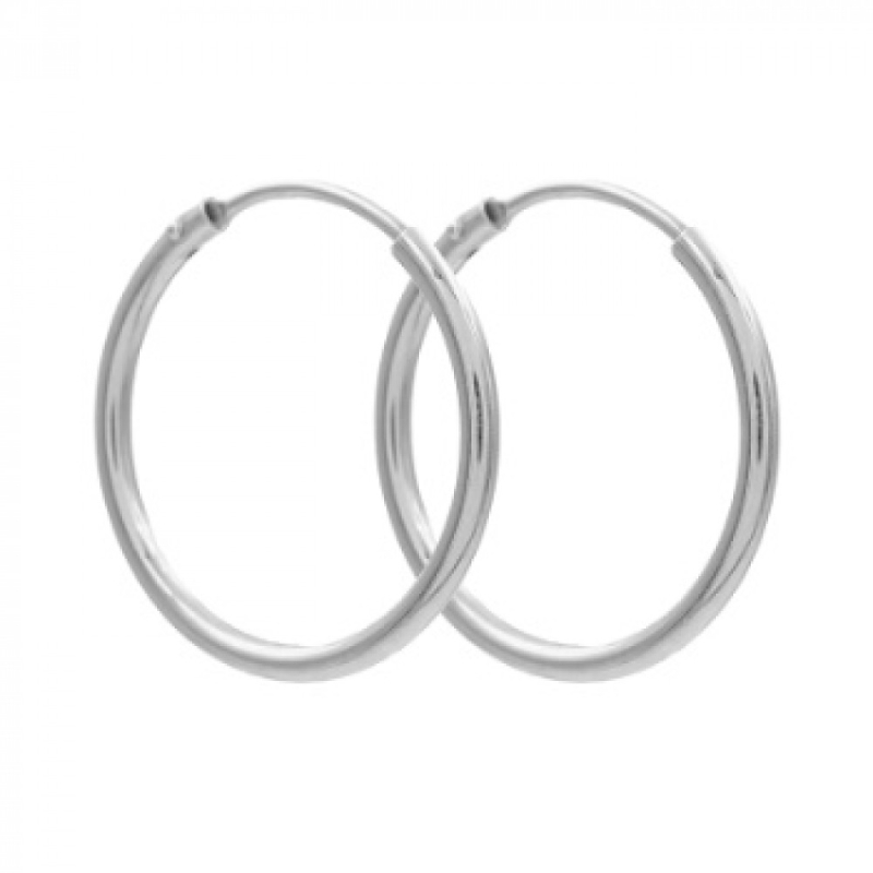 Oorbellen - Hoepels 25mm - Zilver 925 - Z5138