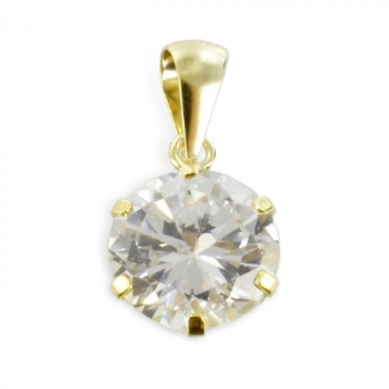 Hanger met Zirconia - Goud 375 - GH2457