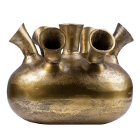 Tulpen/ Toeter vaas - 7 Mouth - Goud