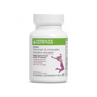 Formula 2 Vitaminen- & Mineralen Complex - Vrouwen - 60 tabletten