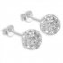 Studs Crystal White - 6 of 8 mm - Oorbellen - Zilver 925 - Z4229